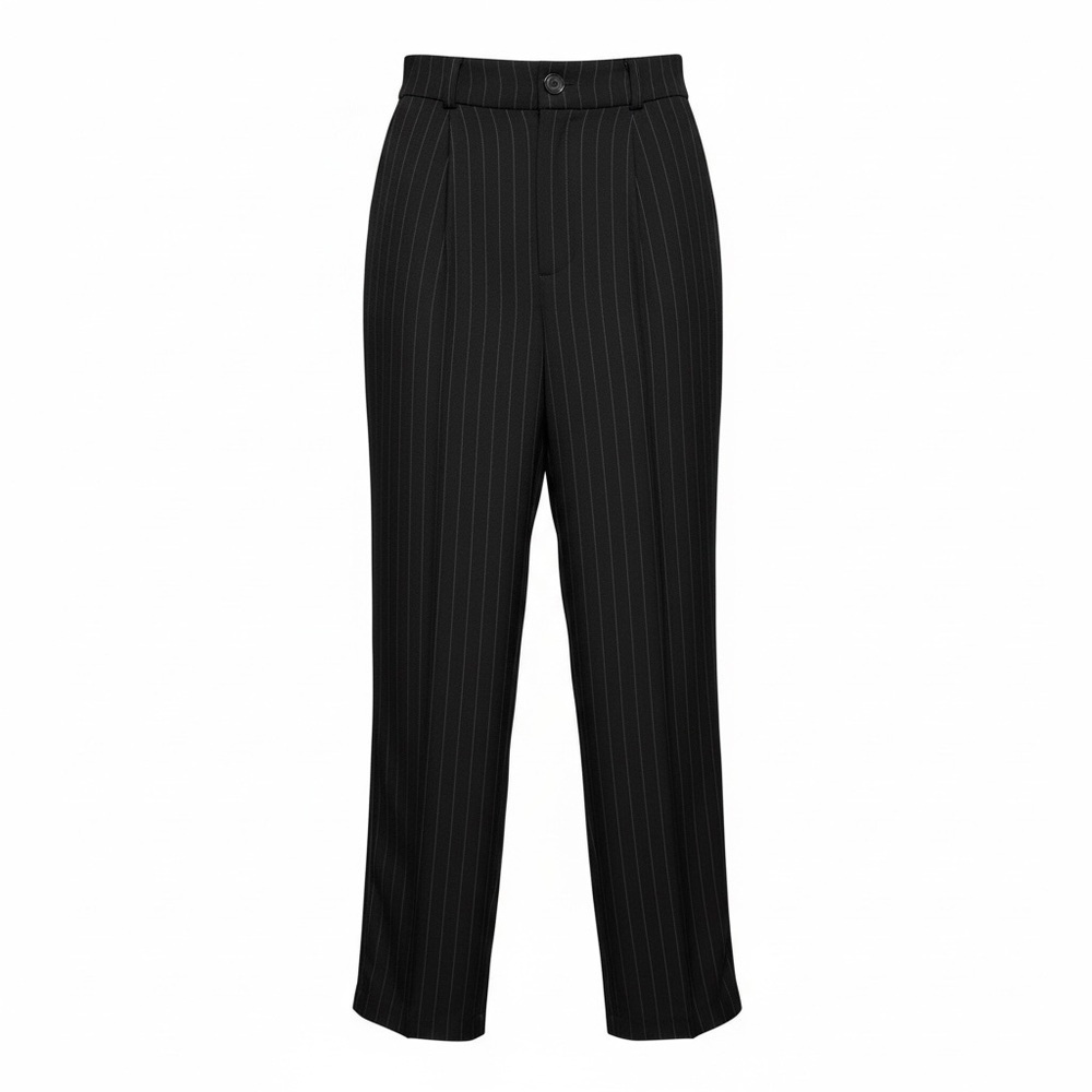 Tullea Women’s Pinstripe Trouser Pants – Size Large
